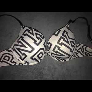 PINK Victoria’s Secret 32D Push Up Bra